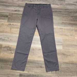 Bonobos Men's Friday Pants Gray, Straight Leg, Chino, Weekday Warriors, 33 X 32